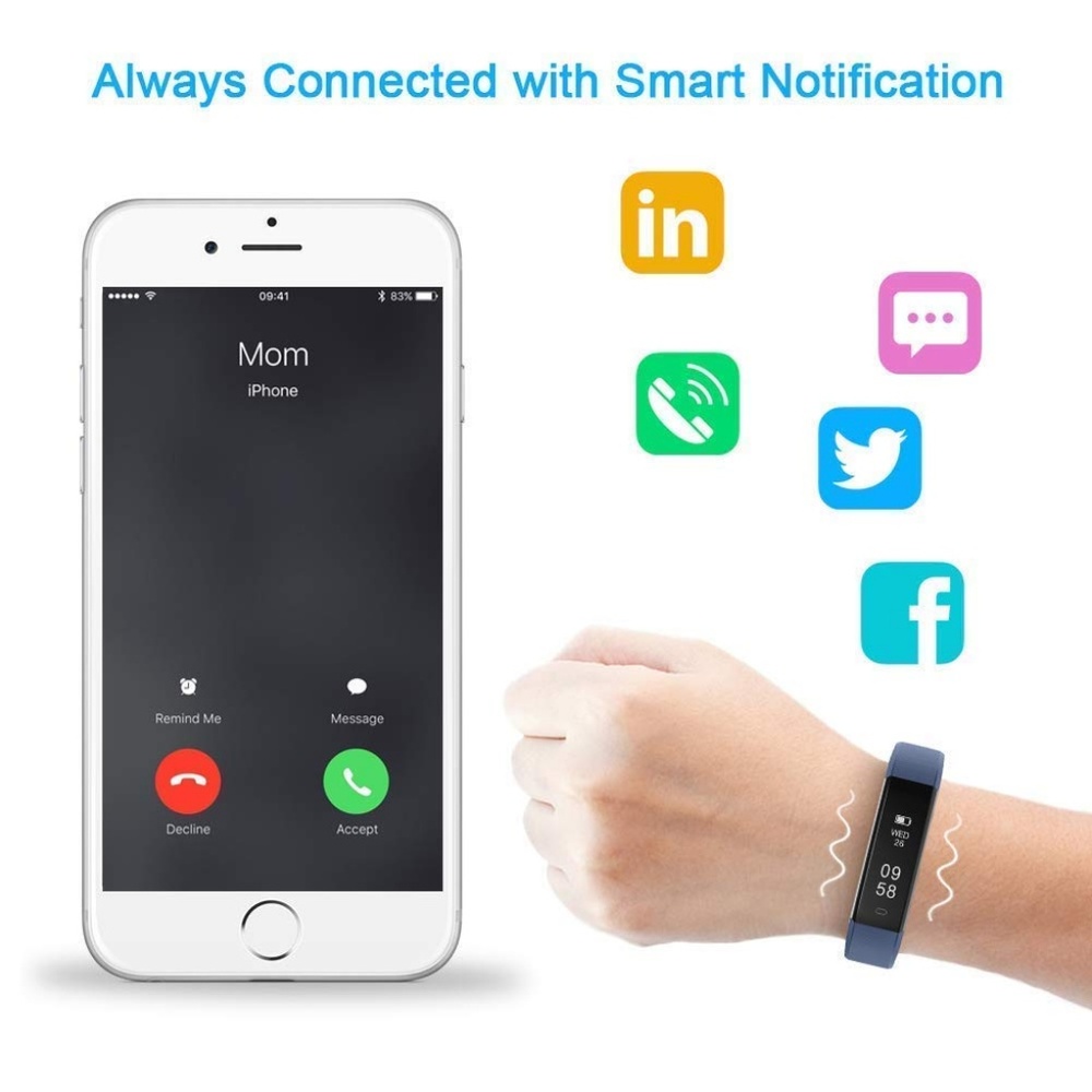 Activity Tracker Watch with Heart Rate Monitor - Picture 4 of 8